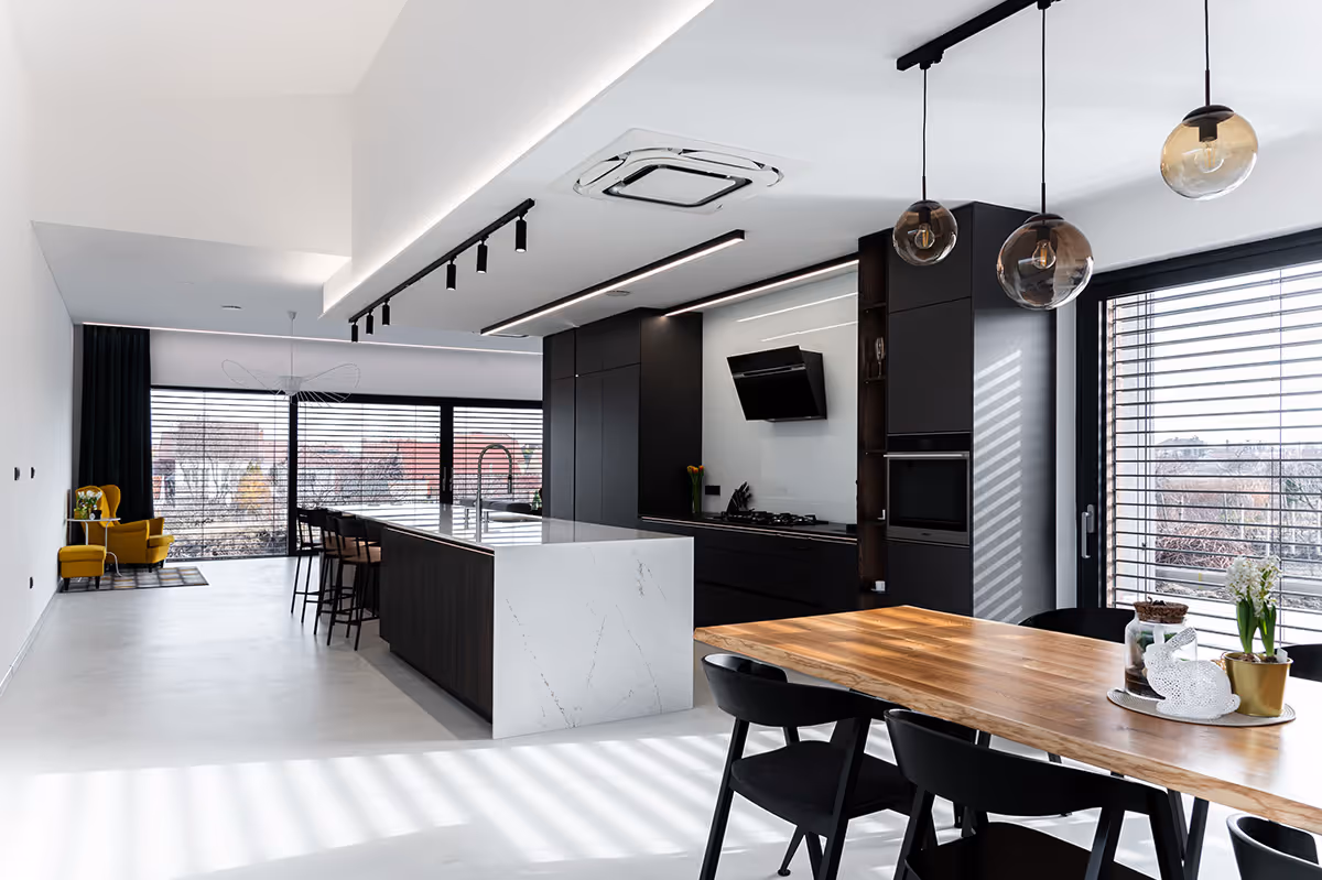 Klimatizace novostavba designová jednotka
